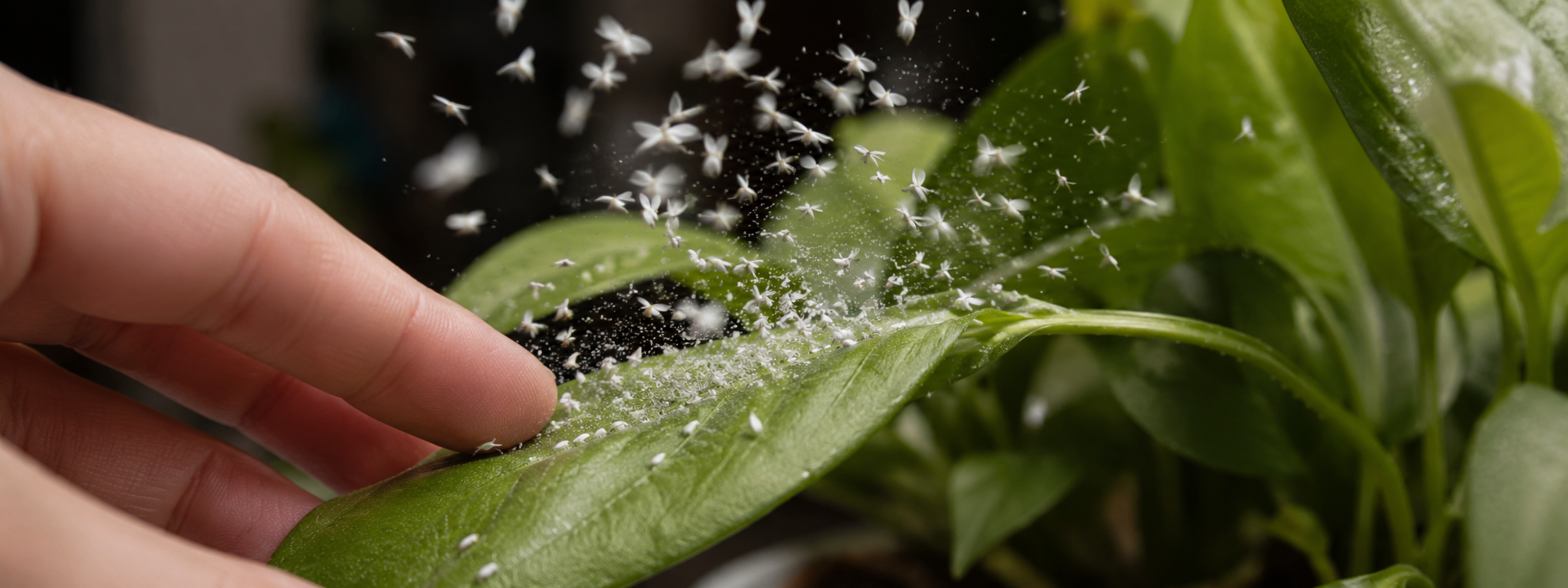 Whiteflies on Houseplants: Why You Have to Target the Leaf Underside