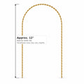 Twisted Wire Arch Trellis — Handmade Climbing Plant Support