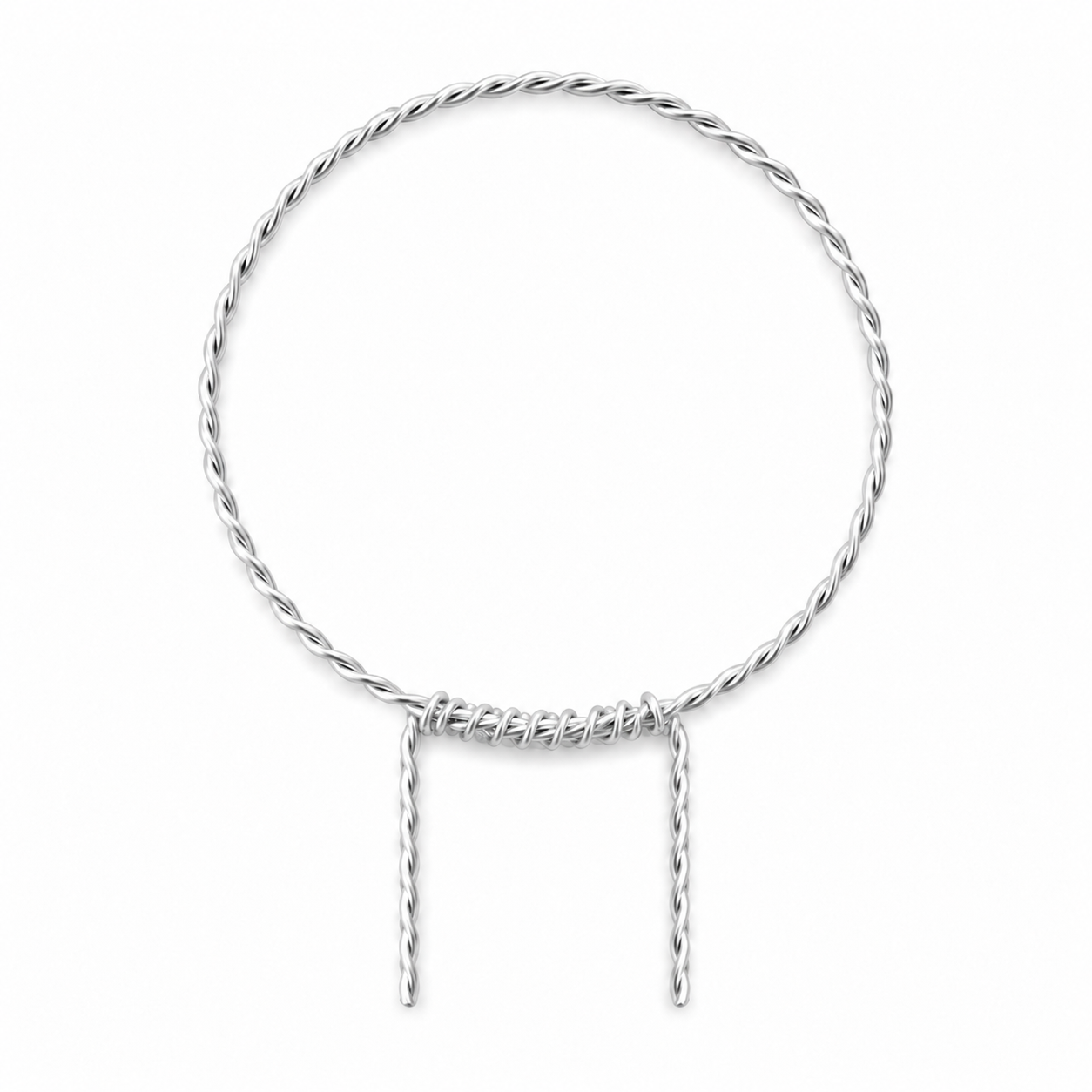 Twisted Wire Hoop Trellis — Handmade Vine & Climbing Plant Support