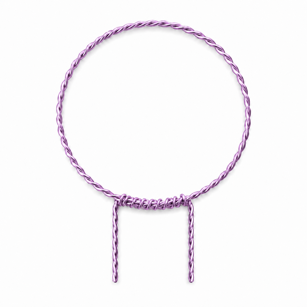 Twisted Wire Hoop Trellis — Handmade Vine & Climbing Plant Support