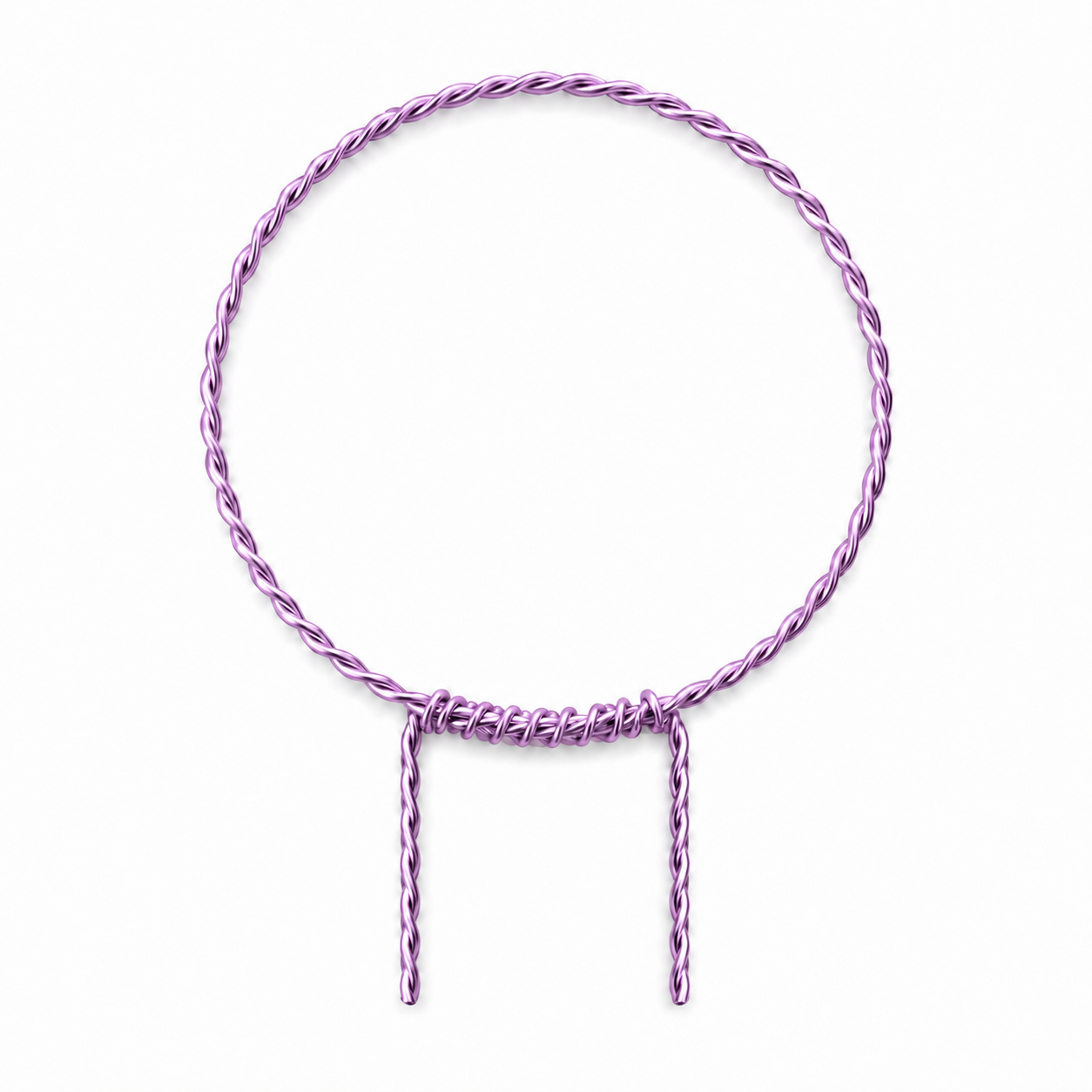 Twisted Wire Hoop Trellis — Handmade Vine & Climbing Plant Support